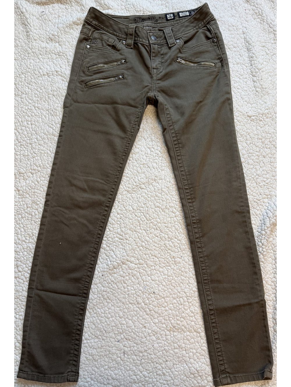 Women's Miss Me Army Green Jeans